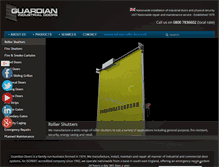 Tablet Screenshot of guardiandoors.net